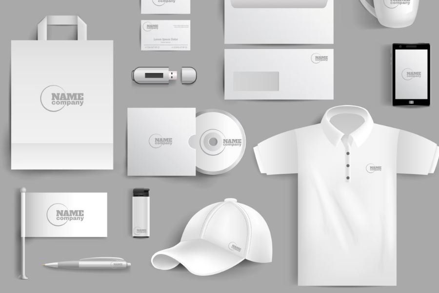 Promotional products and giveaways with company logos